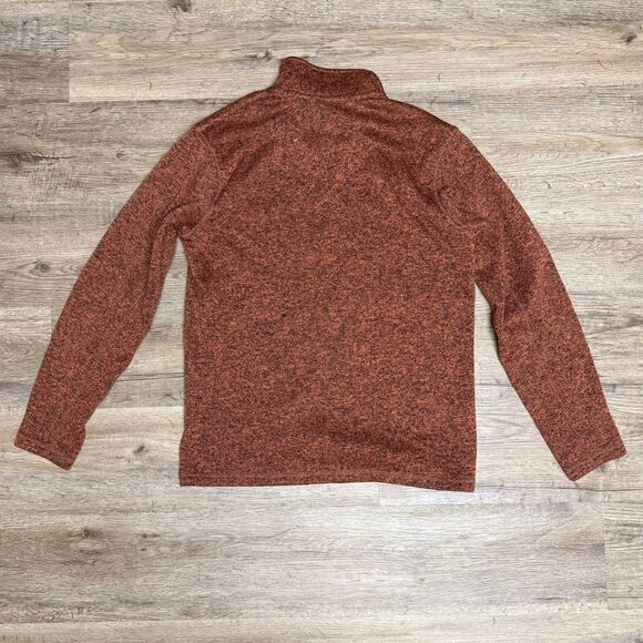 Eddie Bauer Burnt Orange Quarter-Zip Pullover - Picture 8 of 11